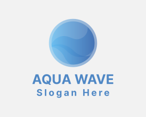 Professional Gradient Wave logo design