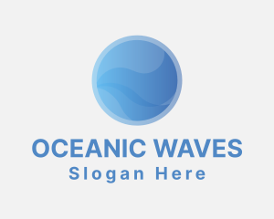 Professional Gradient Wave logo design