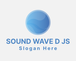 Professional Gradient Wave logo design