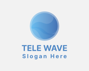 Professional Gradient Wave logo design