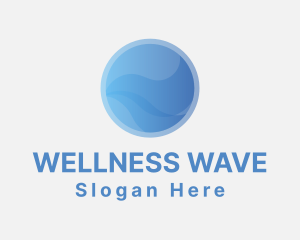 Professional Gradient Wave logo design