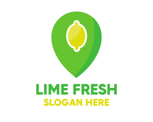 Lemon Location Pin logo