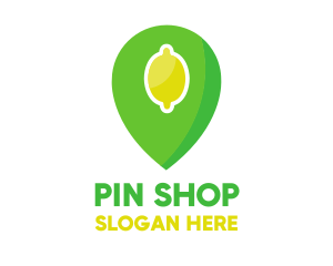 Lemon Location Pin logo