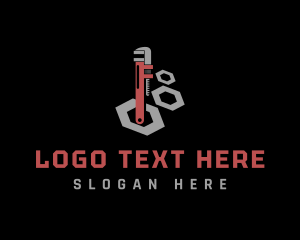 Plumbing Pipe Wrench logo