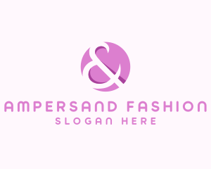 Fashion Boutique Ampersand logo design