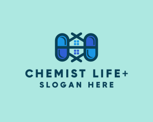 Pharmacy Chemist Medicine logo design