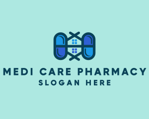 Pharmacy Chemist Medicine logo design