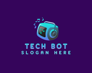 Music Robot Technology logo design