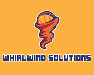 Basketball Sports Tornado  logo