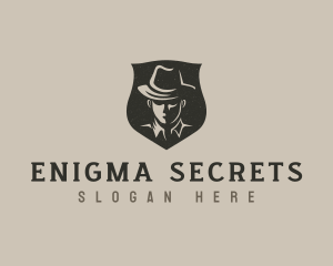 Detective Investigator Man logo design