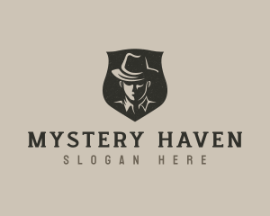 Detective Investigator Man logo design