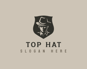 Detective Investigator Man logo design