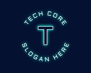 Futuristic Tech Programmer logo design