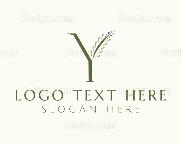 Farm Agriculture Letter Y Logo