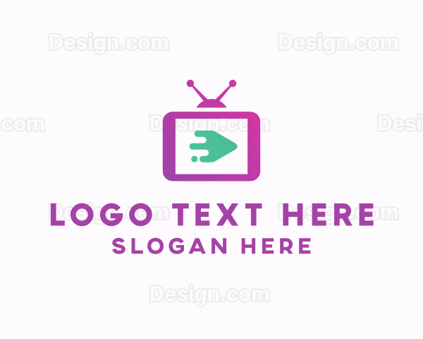 Media Television Screen Logo