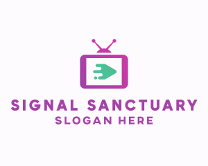 Media Television Screen logo