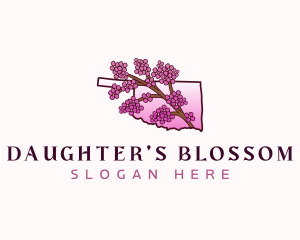 Oklahoma Floral Bloom logo design