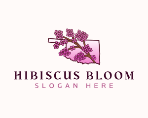 Oklahoma Floral Bloom logo design