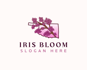 Oklahoma Floral Bloom logo design