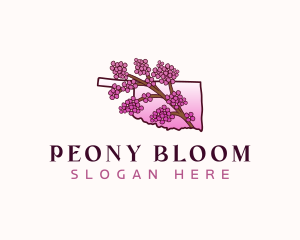 Oklahoma Floral Bloom logo design