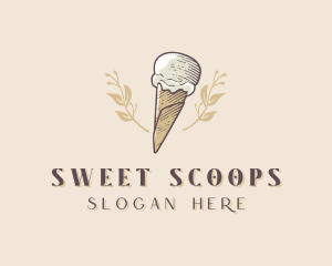 Ice Cream Gelato Dessert logo