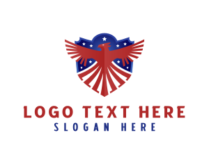 Eagle - Eagle Shield America logo design