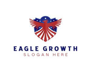 Eagle Shield America logo design