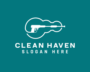 Pressure Wash Cleaning logo design