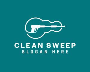 Pressure Wash Cleaning logo design