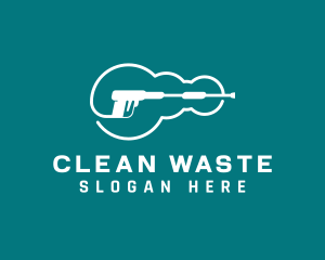 Pressure Wash Cleaning logo design