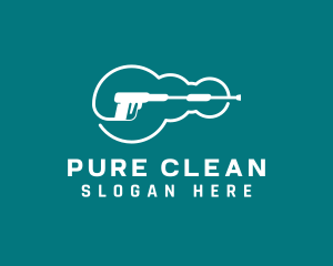 Pressure Wash Cleaning logo design