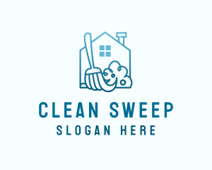 House Broom Sweep logo