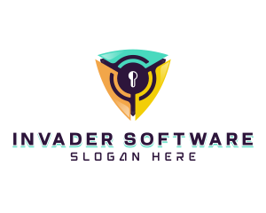 Cybersecurity Tech Software logo design