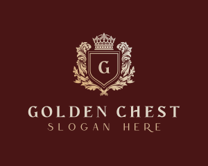 Gradient Royal Shield logo design