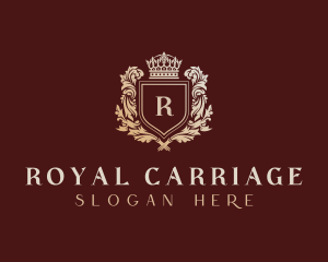 Gradient Royal Shield logo design