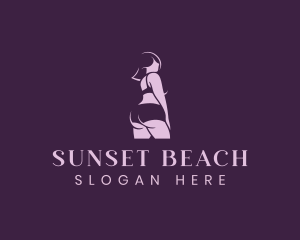 Bikini Fashion Woman logo design