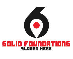 Number 6 Locator App Logo
