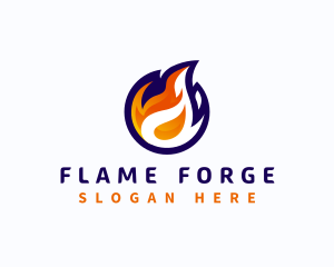 Generic Fire Flame logo design