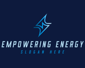 Energy Tech Lightning logo design