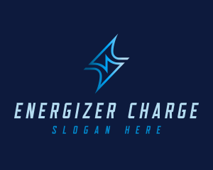 Energy Tech Lightning logo design