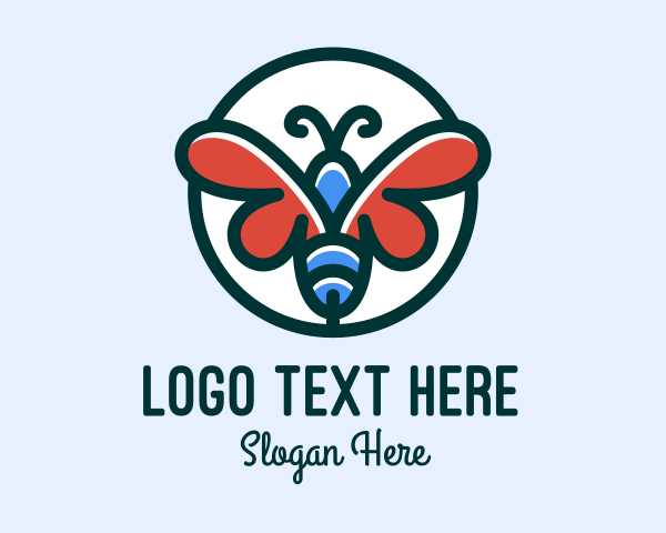 Moth logo example 2