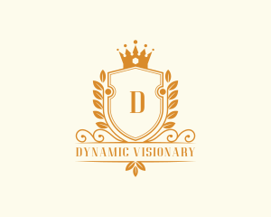 Wreath Crown Academy logo design