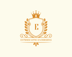 Wreath Crown Academy logo design