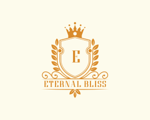 Wreath Crown Academy logo design