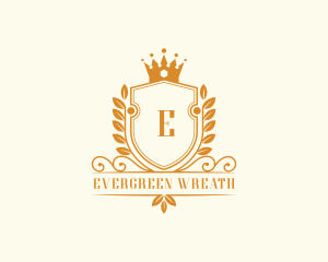 Wreath Crown Academy logo design