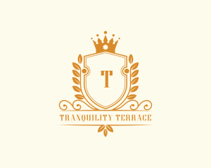 Wreath Crown Academy logo design