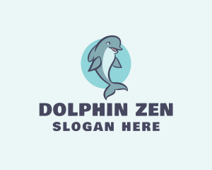 Aquatic Mammal Dolphin logo