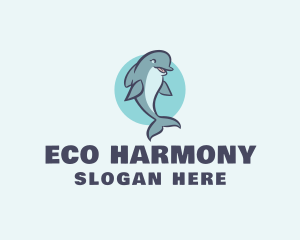 Aquatic Mammal Dolphin logo