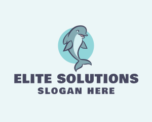 Aquatic Mammal Dolphin logo