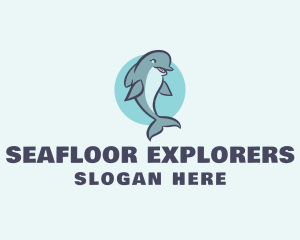 Aquatic Mammal Dolphin logo